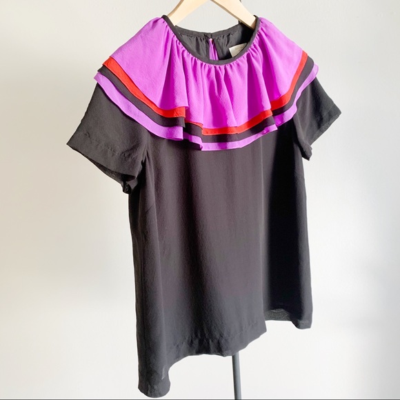 kate spade Tops - ▪️SOLD▪️Kate Spade Live Colorfully Ruffle Blouse